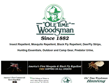 Tablet Screenshot of oletimewoodsman.com